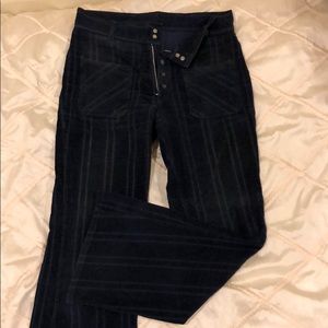 Navy corduroy pants boot cut